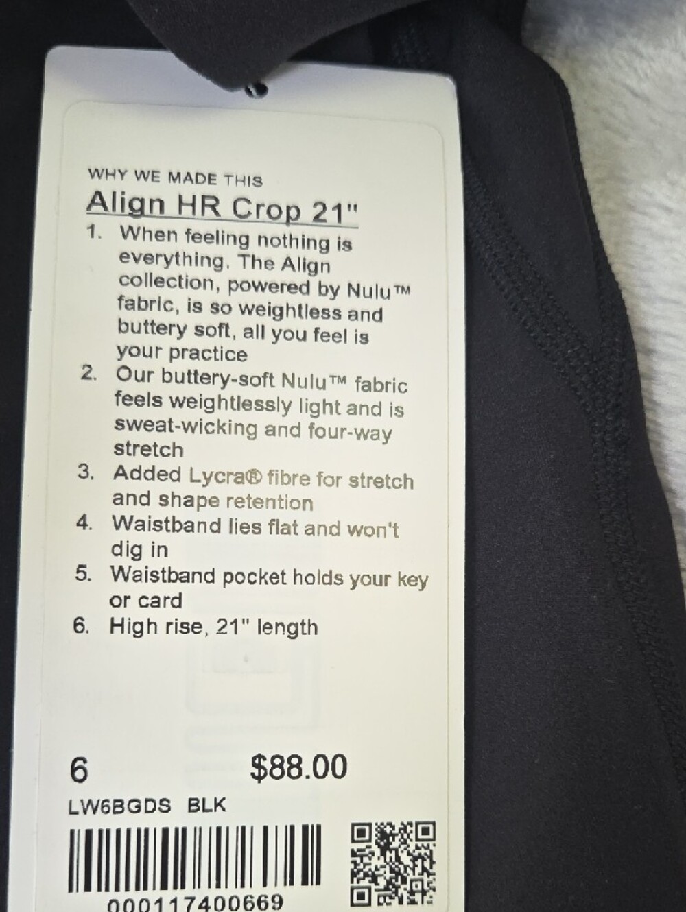lululemon athletica Black High-Rise Leggings - Picture 2 of 5